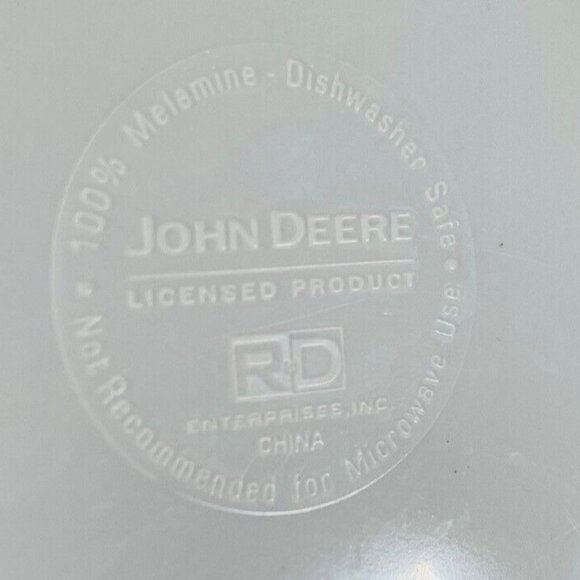 John Deere Green Chip Dip Serving Tray Melamine Ware 13" Farmhouse Kitchen Decor - Picture 8 of 13